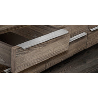 Contemporary Edge Pull, 29" Center-to-Center, Stainless Steel alt 0