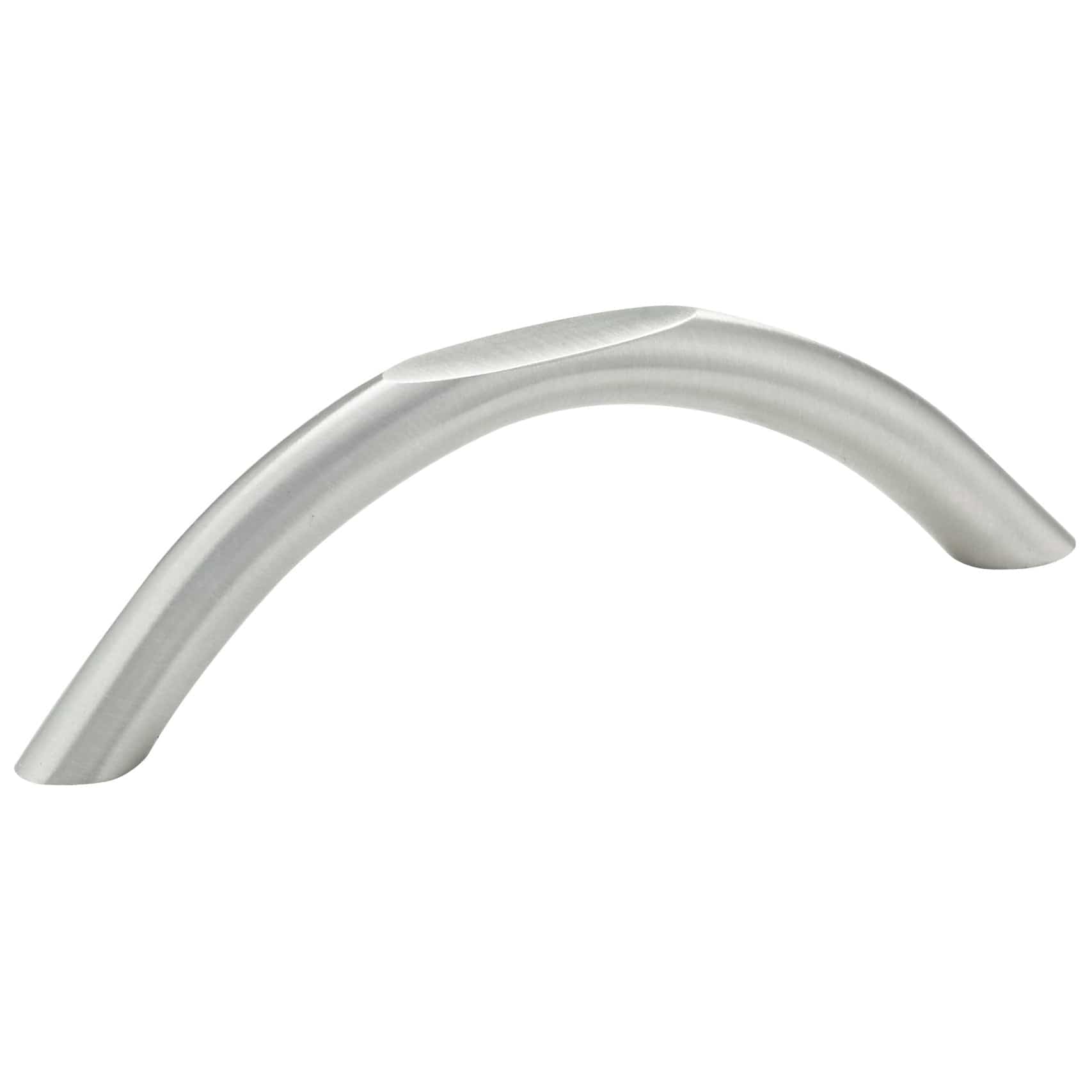 Contemporary Pull, 3-3/4" Center-to-Center, Stainless Steel alt 0
