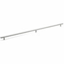 Contemporary Pull, 34-1/8" Center-to-Center, Brushed Stainless Steel alt 0