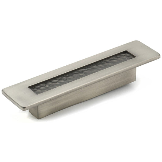 Contemporary Pull, 3-3/4" Center-to-Center, Brushed Pewter alt 0