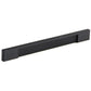 Contemporary Pull, 7-9/16" Center-to-Center, Brushed Black alt 0