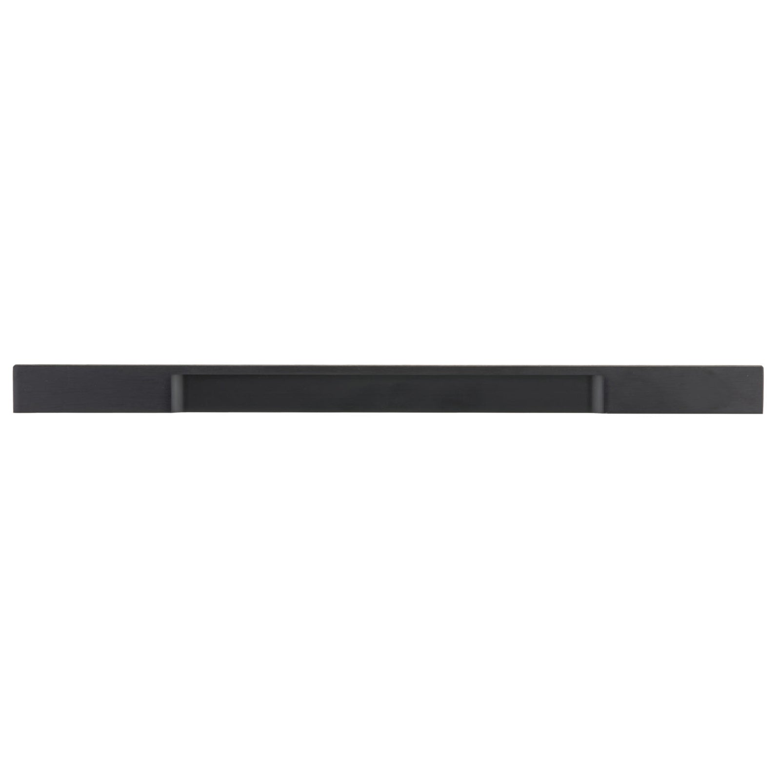 Contemporary Pull, 12-5/8" Center-to-Center, Brushed Black alt 0