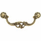 Traditional Pull, 4-1/4" Center-to-Center, Burnished Brass alt 0