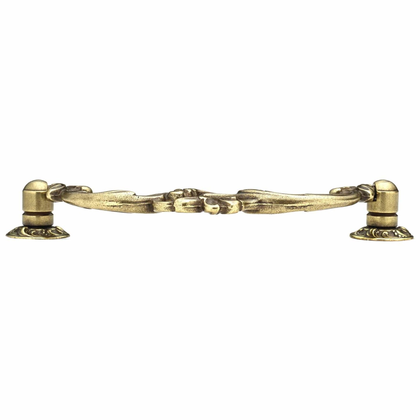 Traditional Pull, 4-1/4" Center-to-Center, Burnished Brass alt 0