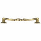 Traditional Pull, 4-1/4" Center-to-Center, Burnished Brass alt 0