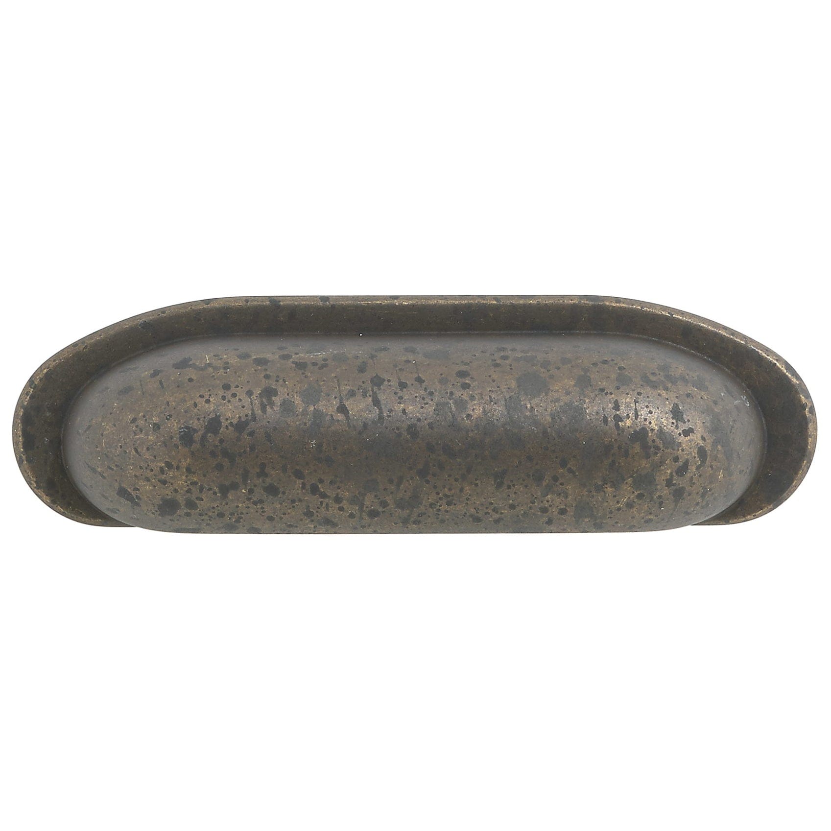 Traditional Cup Pull, 2-1/2" Center-to-Center, Spotted Bronze alt 0