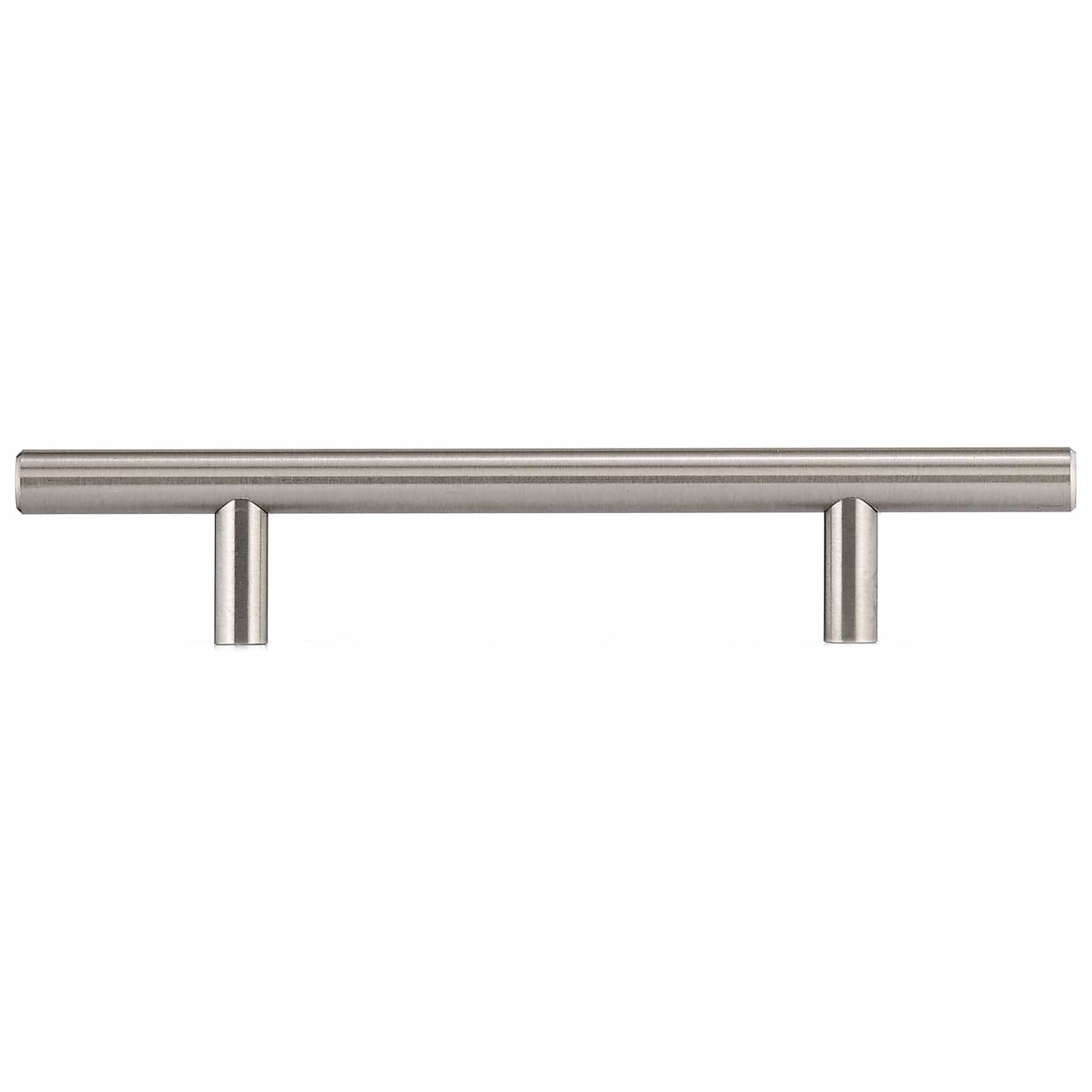 Contemporary Pull, 4-1/4" Center-to-Center, Brushed Nickel alt 0