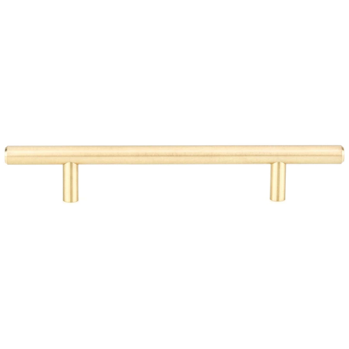Contemporary Pull, 5-1/16" Center-to-Center, Satin Brass alt 0