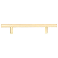 Contemporary Pull, 5-1/16" Center-to-Center, Satin Brass alt 0