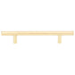 Contemporary Pull, 5-1/16" Center-to-Center, Satin Brass alt 0