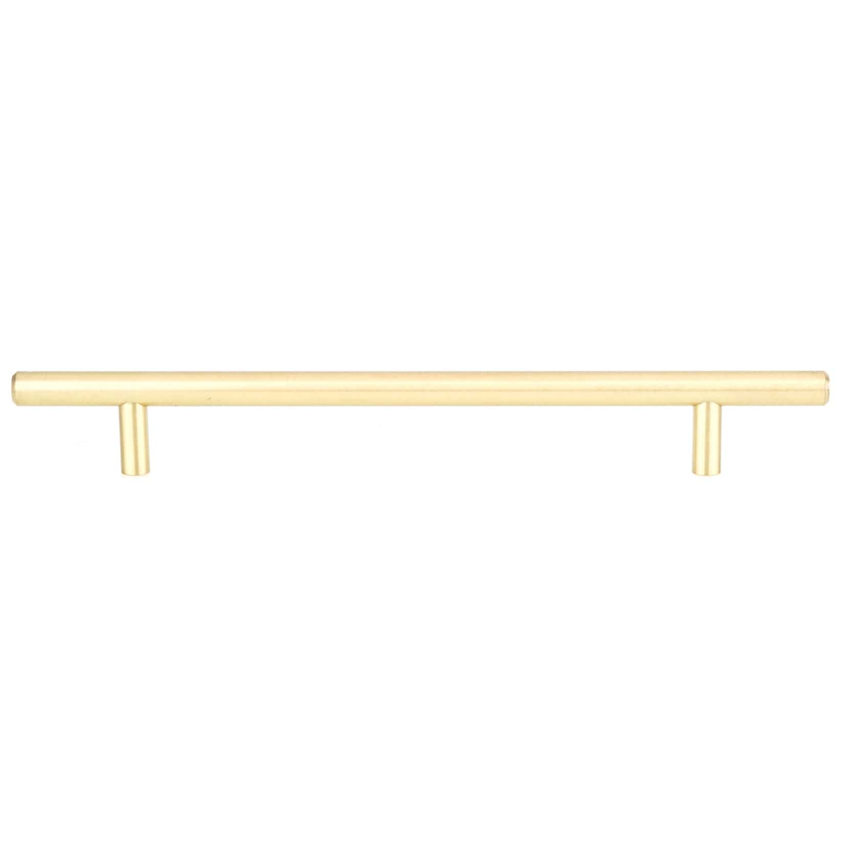 Contemporary Pull, 7-9/16" Center-to-Center, Satin Brass alt 0