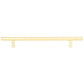 Contemporary Pull, 7-9/16" Center-to-Center, Satin Brass alt 0