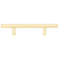 Contemporary Pull, 3-3/4" Center-to-Center, Satin Brass alt 0