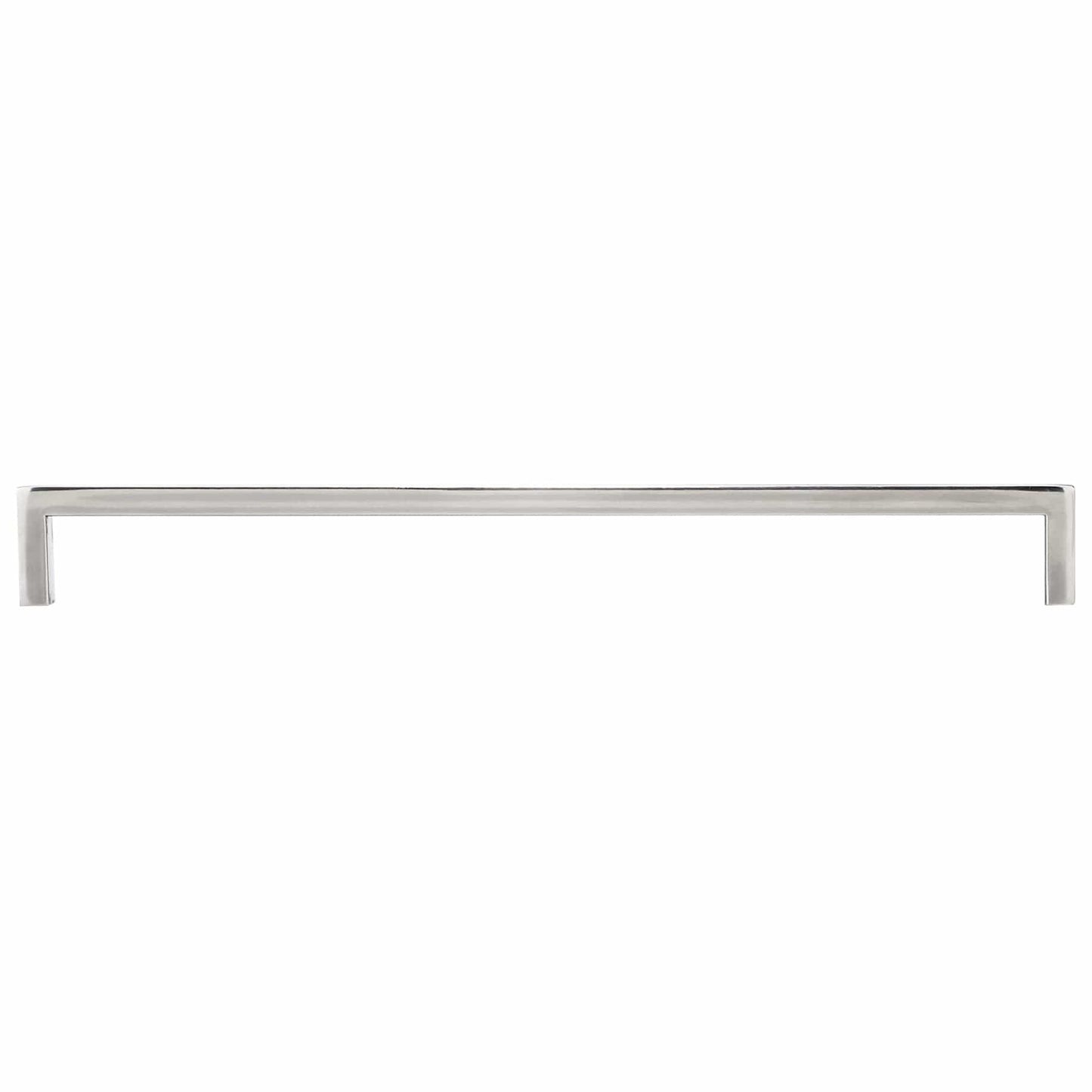 Contemporary Pull, 10-1/8" Center-to-Center, Polished Stainless Steel alt 0