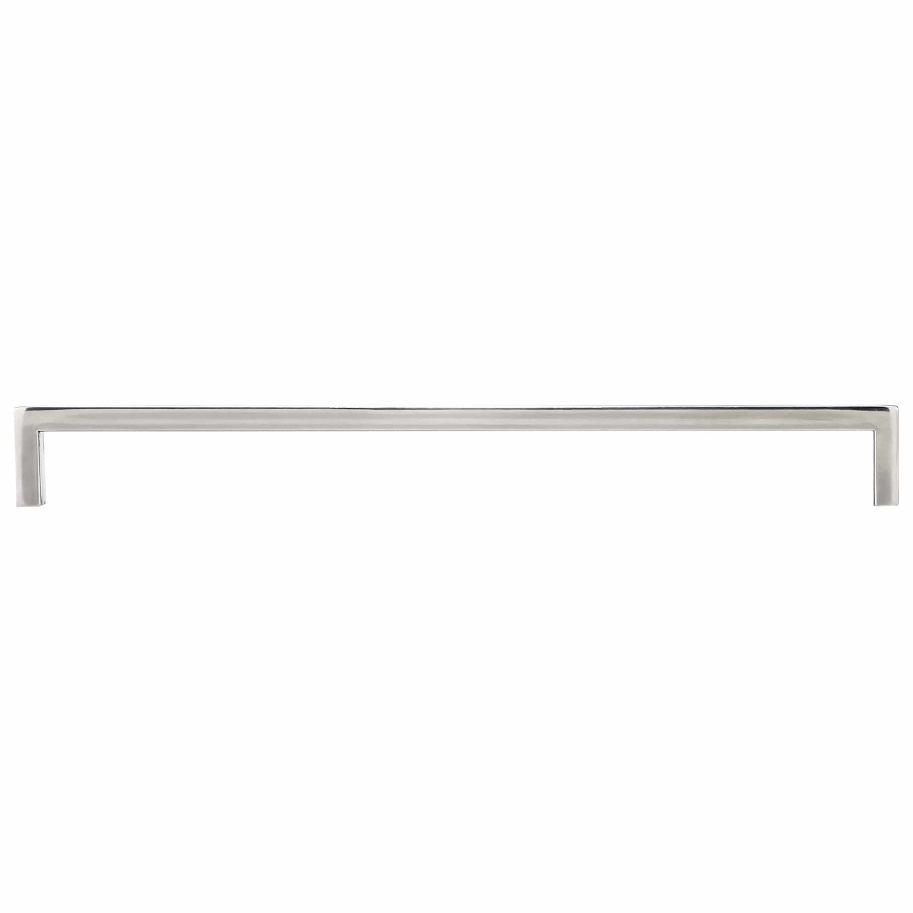 Contemporary Pull, 10-1/8" Center-to-Center, Polished Stainless Steel alt 0