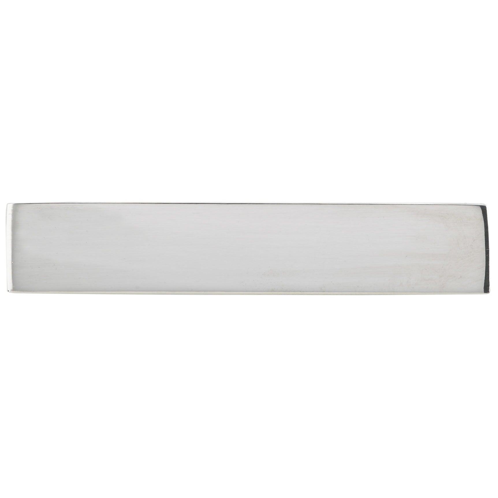 Contemporary Pull, 3-3/4" Center-to-Center, Polished Stainless Steel alt 0