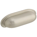 Contemporary Cup Pull, 2-1/2" Center-to-Center, Brushed Nickel alt 0