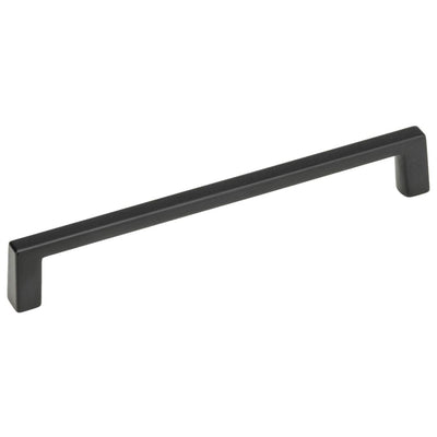 Contemporary Pull, 6" Center-to-Center, Matte Black alt 0