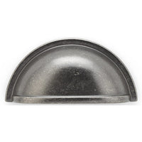 Traditional Cup Pull, 3" Center-to-Center, Pewter alt 0