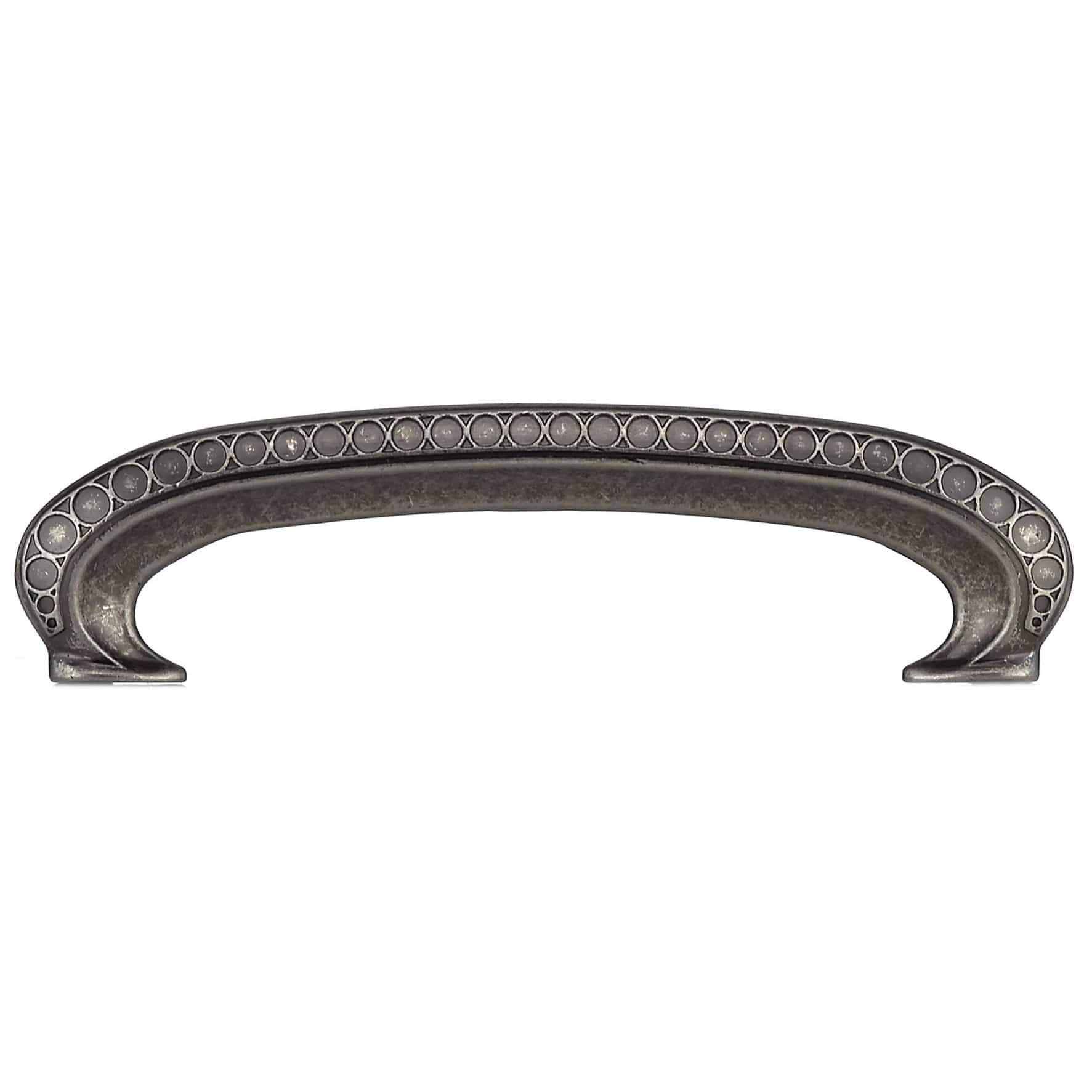 Traditional Pull, 3-3/4" Center-to-Center, Pewter alt 0