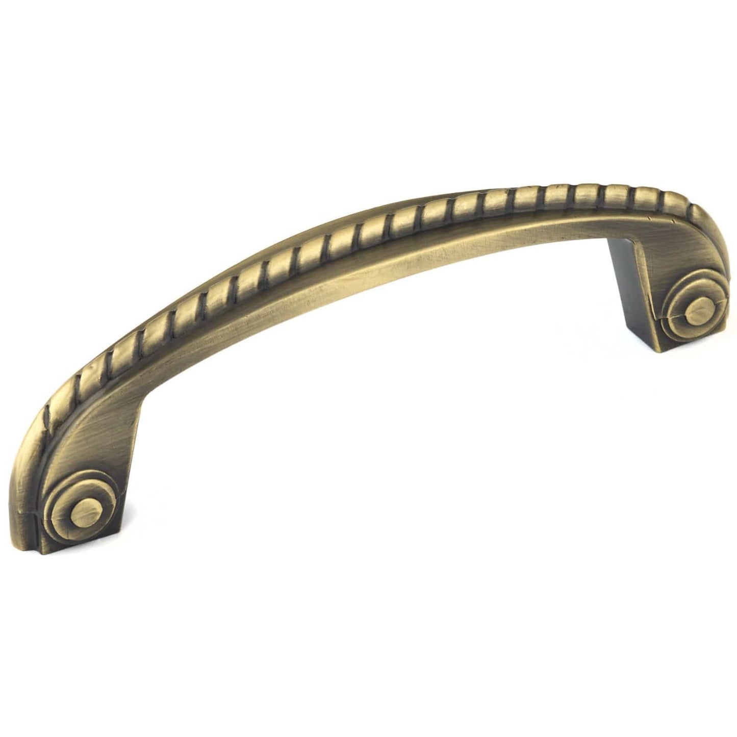 Traditional Pull, 3-3/4" Center-to-Center, Antique English alt 0