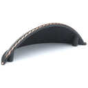 Traditional Pull, 3-3/4" Center-to-Center, Brushed Oil-Rubbed Bronze alt 0