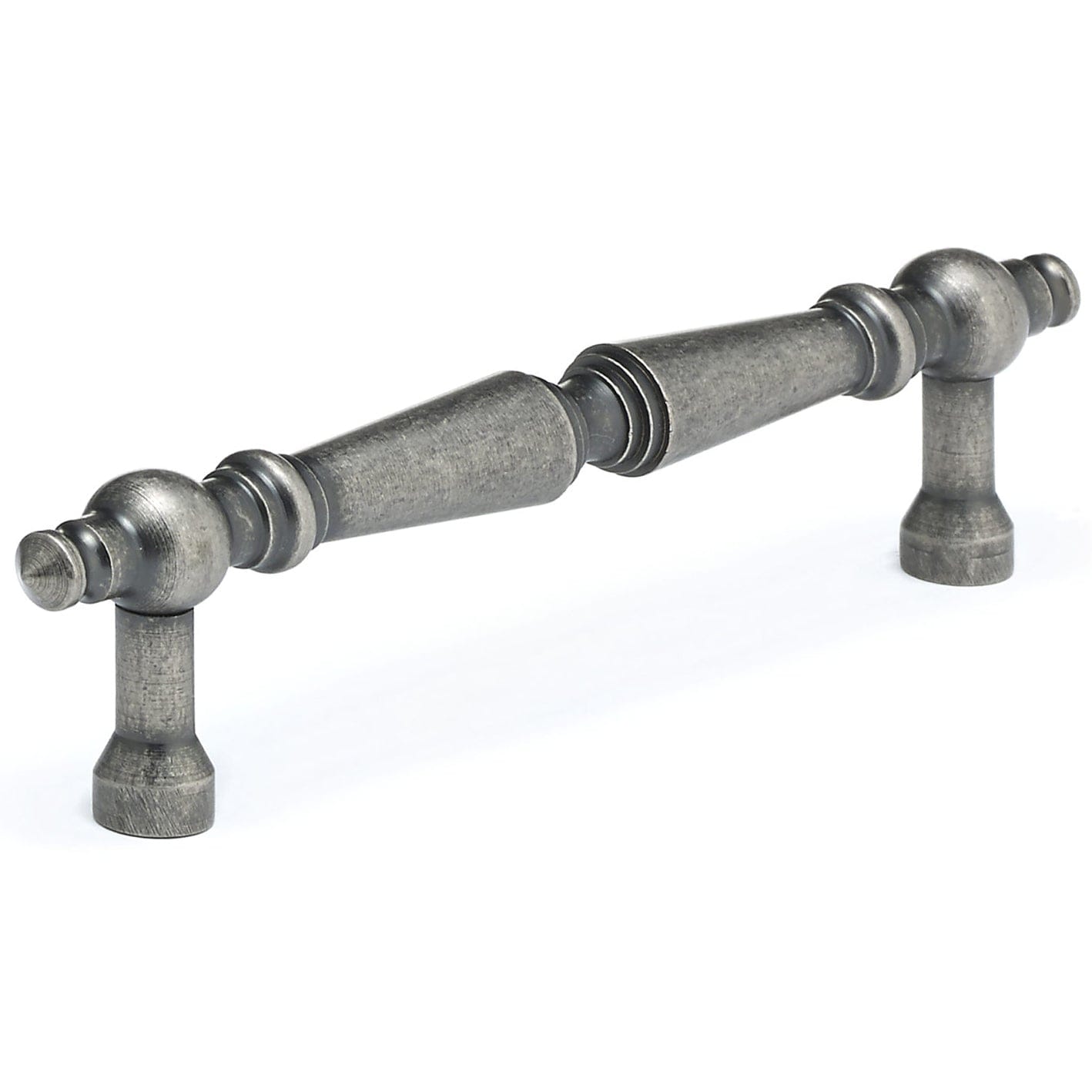 Traditional Pull, 3-3/4" Center-to-Center, Pewter alt 0
