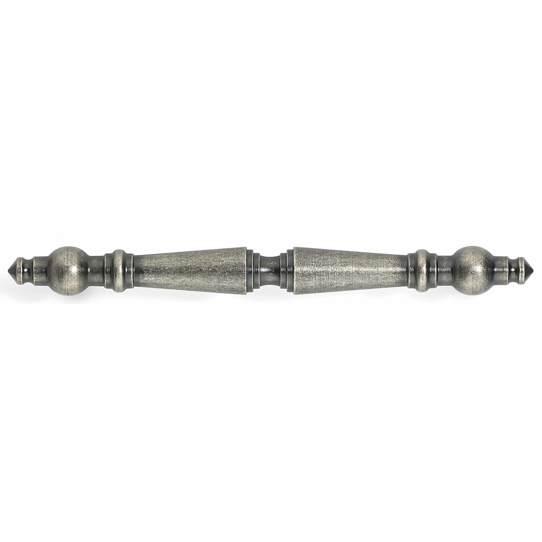 Traditional Pull, 3-3/4" Center-to-Center, Pewter alt 0
