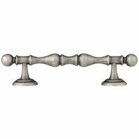 Traditional Pull, 4" Center-to-Center, Pewter alt 0