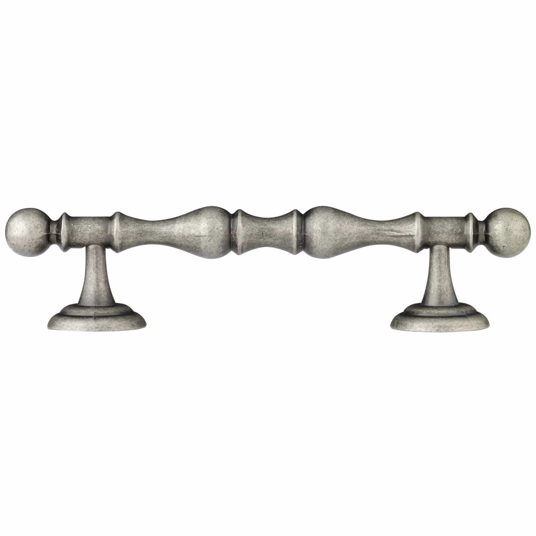 Traditional Pull, 4" Center-to-Center, Pewter alt 0