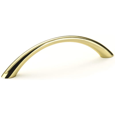 Contemporary Pull, 3-3/4" Center-to-Center, Brass alt 0