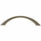 Contemporary Pull, 3-3/4" Center-to-Center, Pewter alt 0