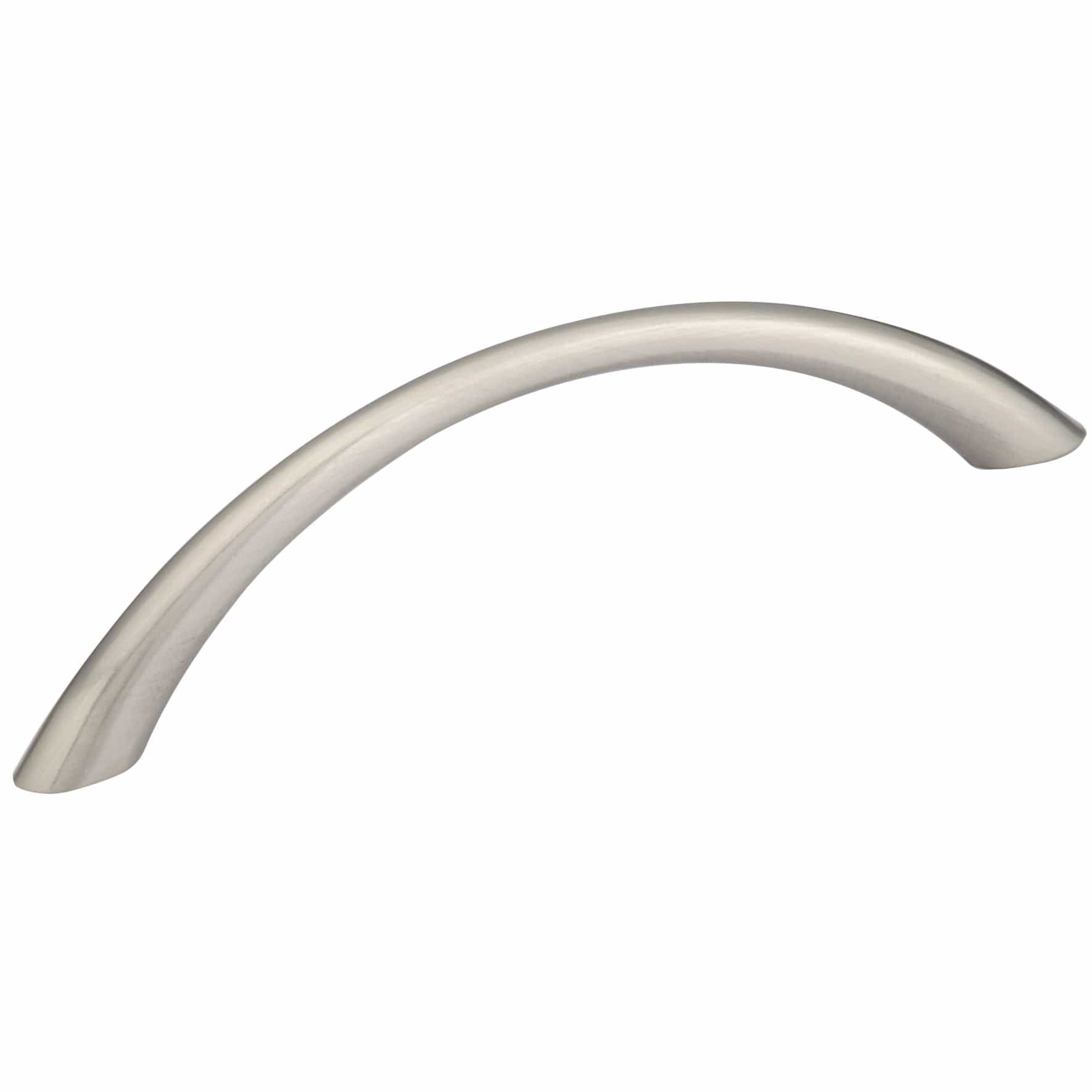 Contemporary Pull, 3-3/4" Center-to-Center, Brushed Nickel alt 0