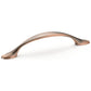 Traditional Pull, 3-3/4" Center-to-Center, Antique Copper alt 0