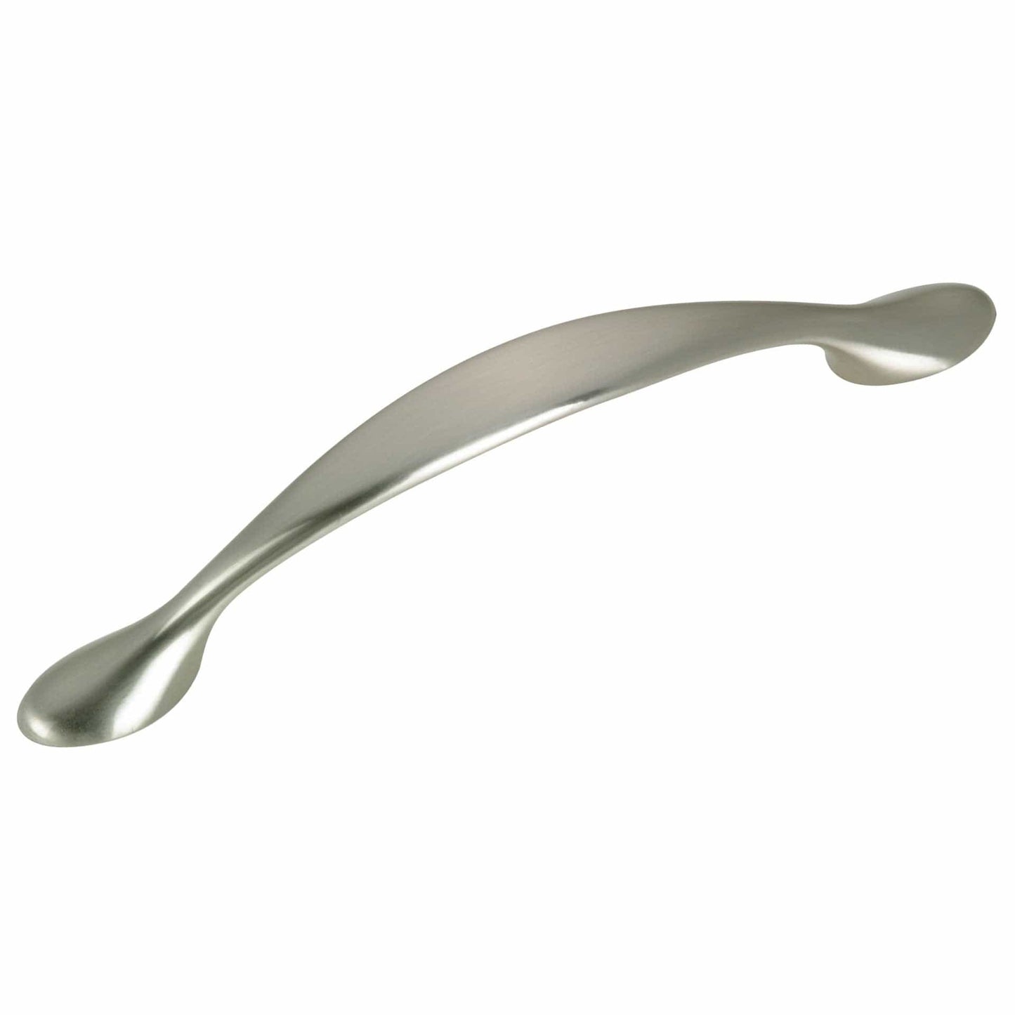 Traditional Pull, 3-3/4" Center-to-Center, Brushed Nickel alt 0