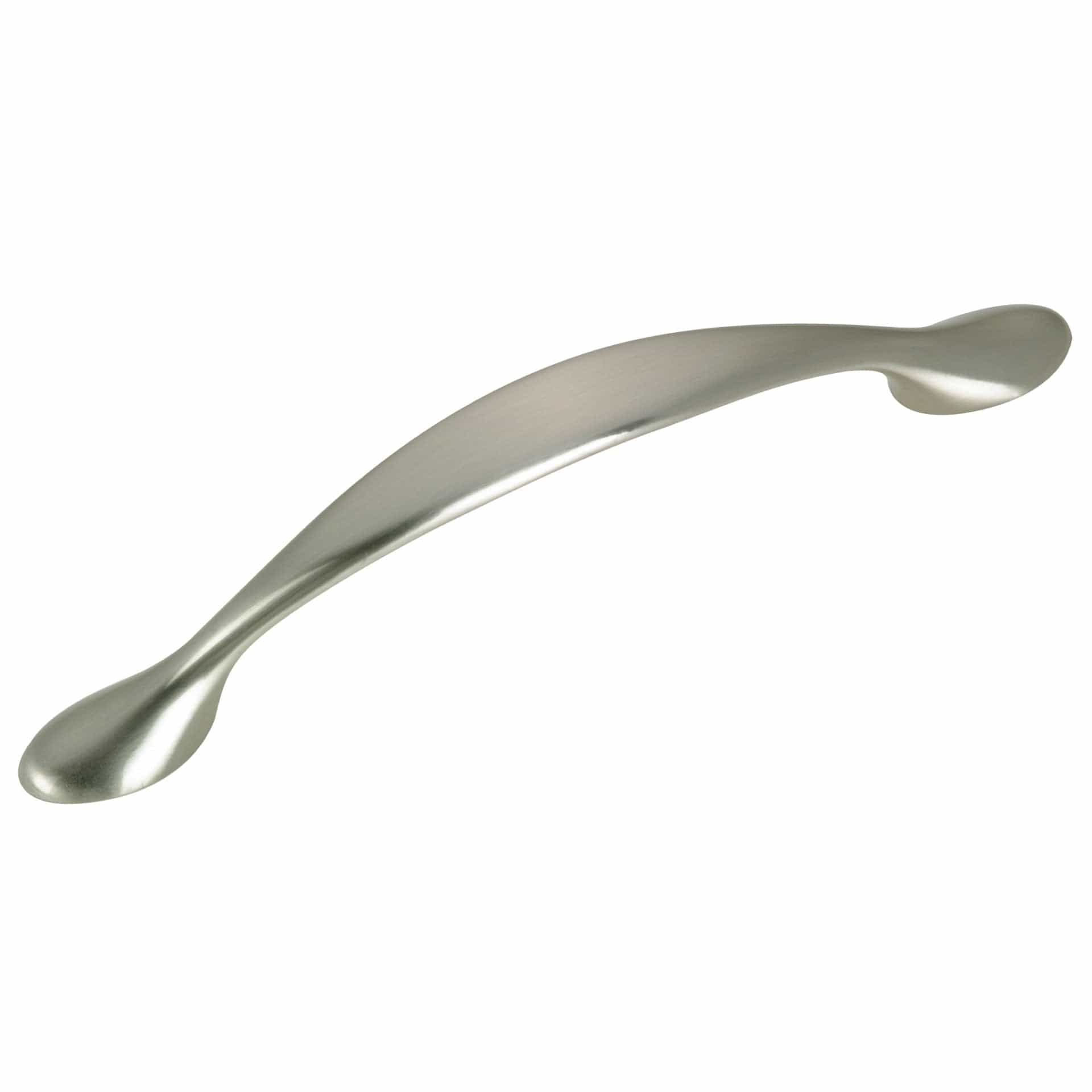 Traditional Pull, 3-3/4" Center-to-Center, Brushed Nickel alt 0
