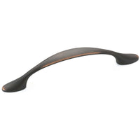 Traditional Pull, 3-3/4" Center-to-Center, Brushed Oil-Rubbed Bronze alt 0