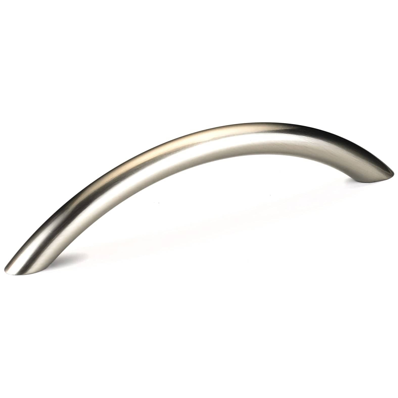 Contemporary Pull, 3-3/4" Center-to-Center, Brushed Nickel alt 0