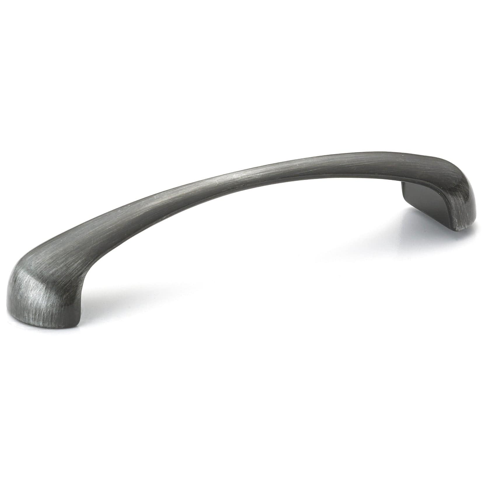 Contemporary Pull, 3-3/4" Center-to-Center, Antique Iron alt 0