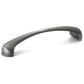 Contemporary Pull, 3-3/4" Center-to-Center, Antique Iron alt 0