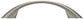 Contemporary Pull, 3-3/4" Center-to-Center, Pewter alt 0