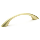 Contemporary Pull, 3-3/4" Center-to-Center, Satin Brass alt 0