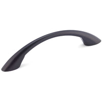 Contemporary Pull, 3-3/4" Center-to-Center, Matte Black alt 0
