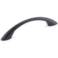 Contemporary Pull, 3-3/4" Center-to-Center, Matte Black alt 0