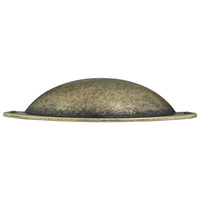 Traditional Cup Pull, 3" Center-to-Center, Burnished Brass alt 0