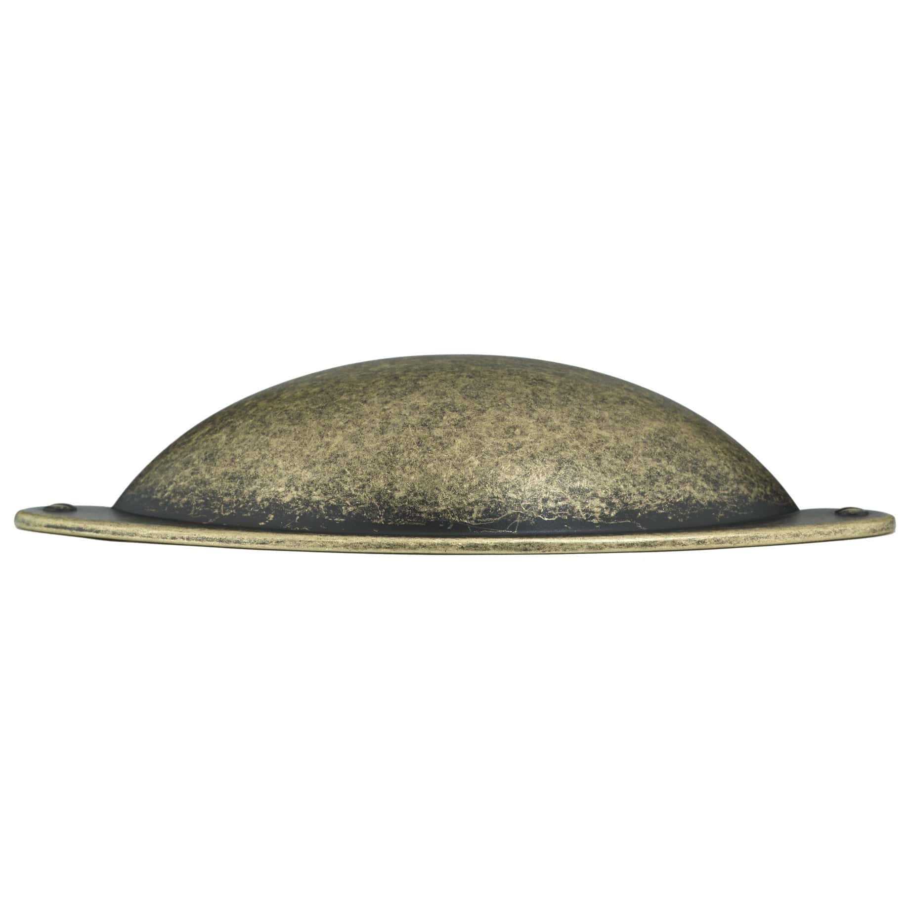 Traditional Cup Pull, 3" Center-to-Center, Burnished Brass alt 0