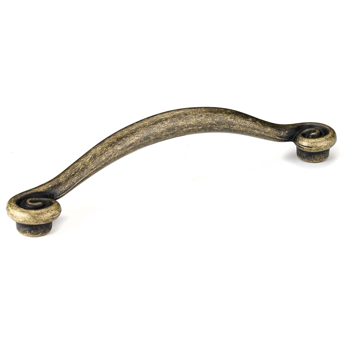 Traditional Pull, 5-1/16" Center-to-Center, Burnished Brass alt 0