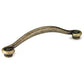 Traditional Pull, 5-1/16" Center-to-Center, Burnished Brass alt 0