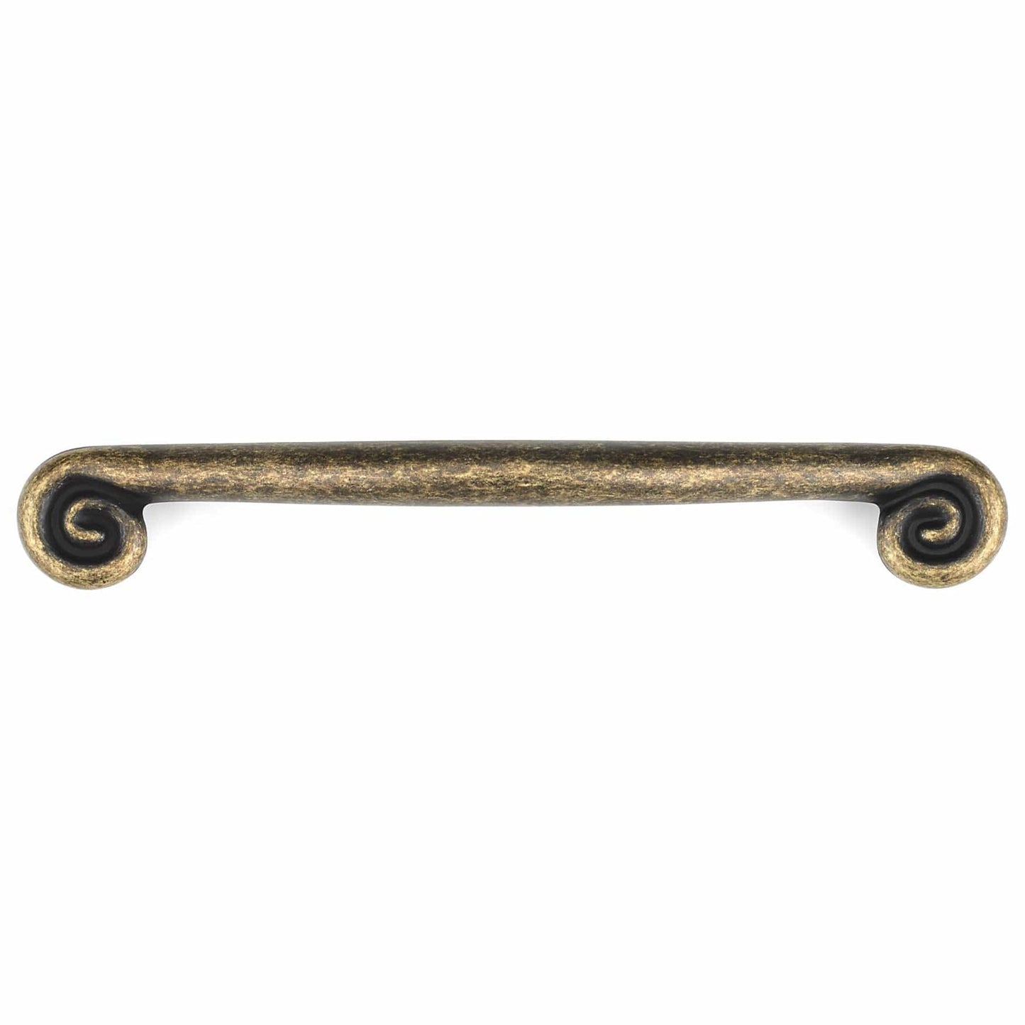 Traditional Pull, 5-1/16" Center-to-Center, Burnished Brass alt 0