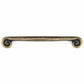 Traditional Pull, 5-1/16" Center-to-Center, Burnished Brass alt 0